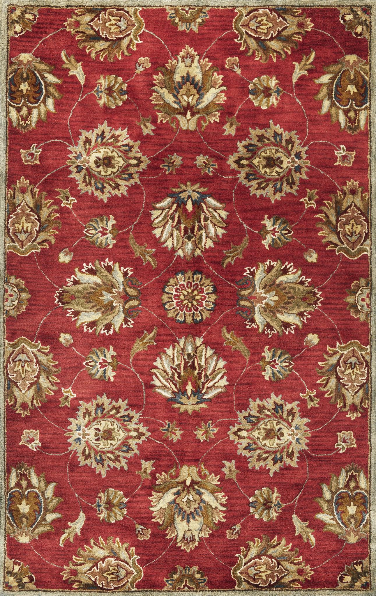 Kas Syriana 6003 Red Traditional Hand Tufted Rug