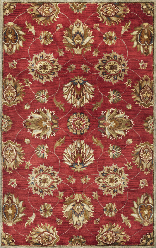 Kas Syriana 6003 Red Traditional Hand Tufted Rug