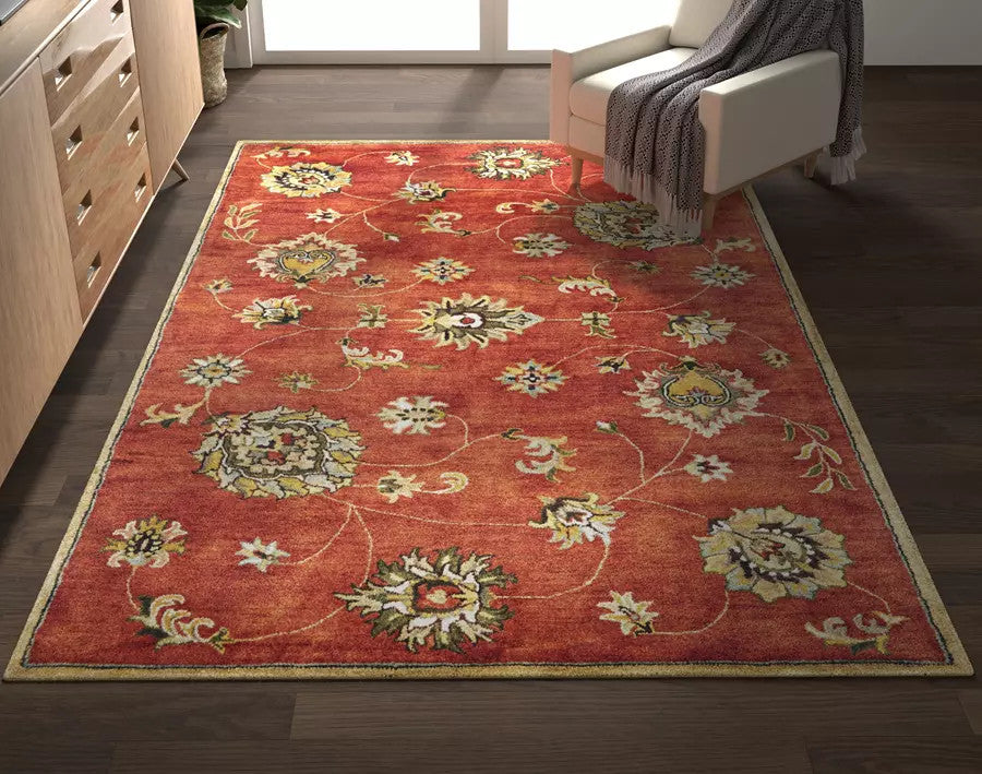 Kas Syriana 6008 Sienna Traditional Hand Tufted Rug