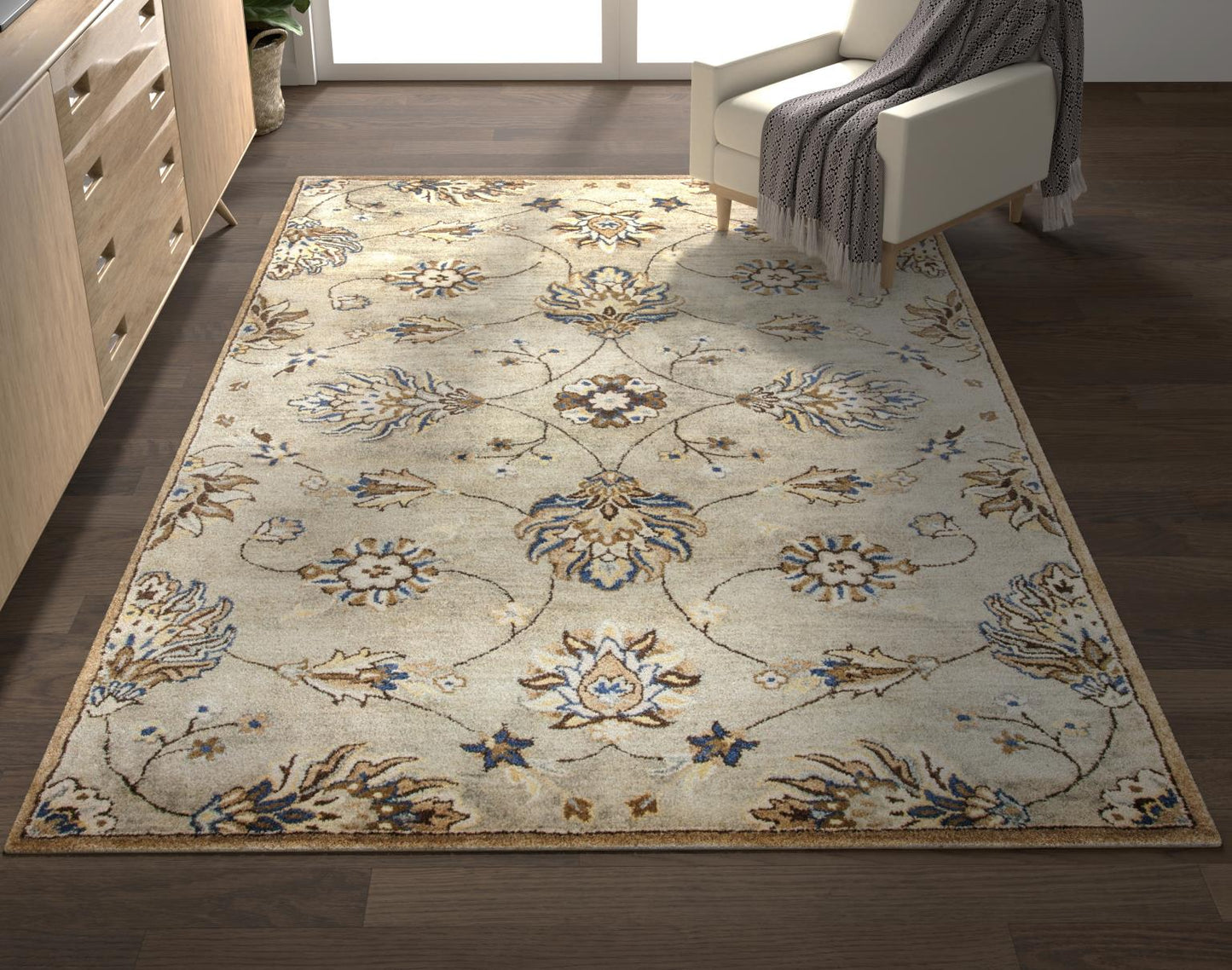 Kas Syriana 6028 Grey  Traditional Hand Tufted Rug