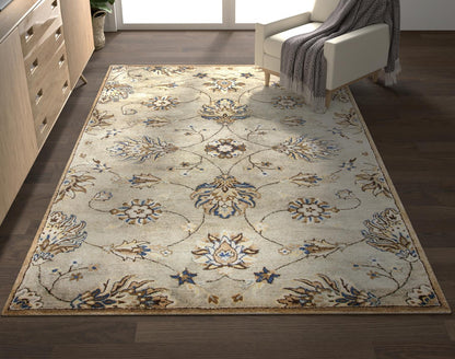 Kas Syriana 6028 Grey  Traditional Hand Tufted Rug