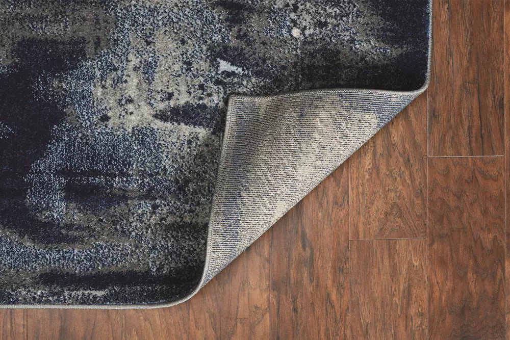 Kas Watercolors 6230 Ice Blue Contemporary Machine Woven Rug