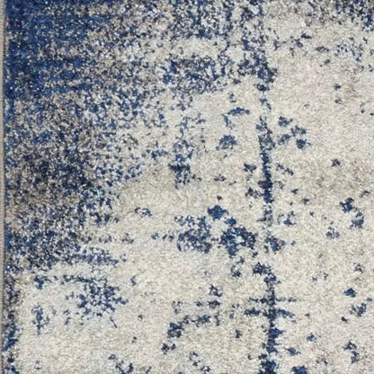 Kas Watercolors 6230 Ice Blue Contemporary Machine Woven Rug