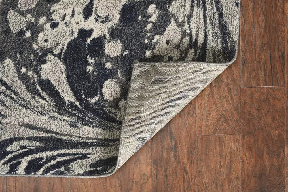 Kas Watercolors 6231 Grey Contemporary Machine Woven Rug