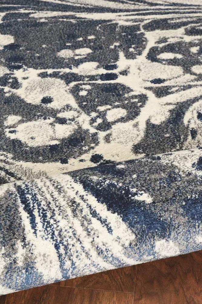 Kas Watercolors 6231 Grey Contemporary Machine Woven Rug