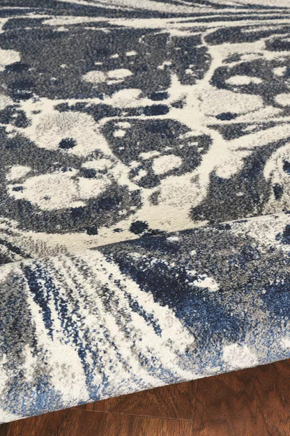 Kas Watercolors 6231 Grey Contemporary Machine Woven Rug