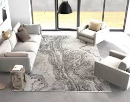 Kas Watercolors 6235 Ivory Grey Contemporary Machine Woven Rug
