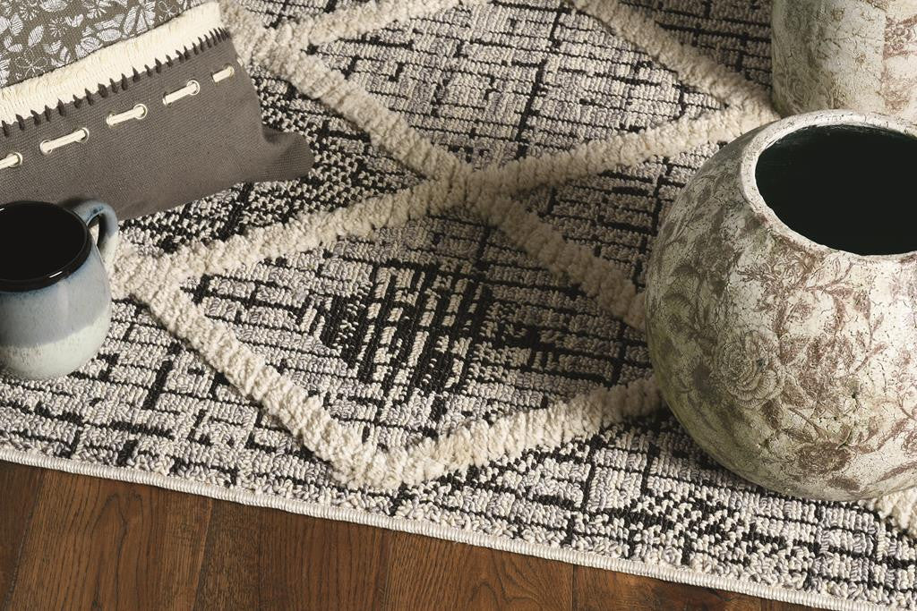 Kas Willow 1101 Charcoal Transitional Machine Woven Rug