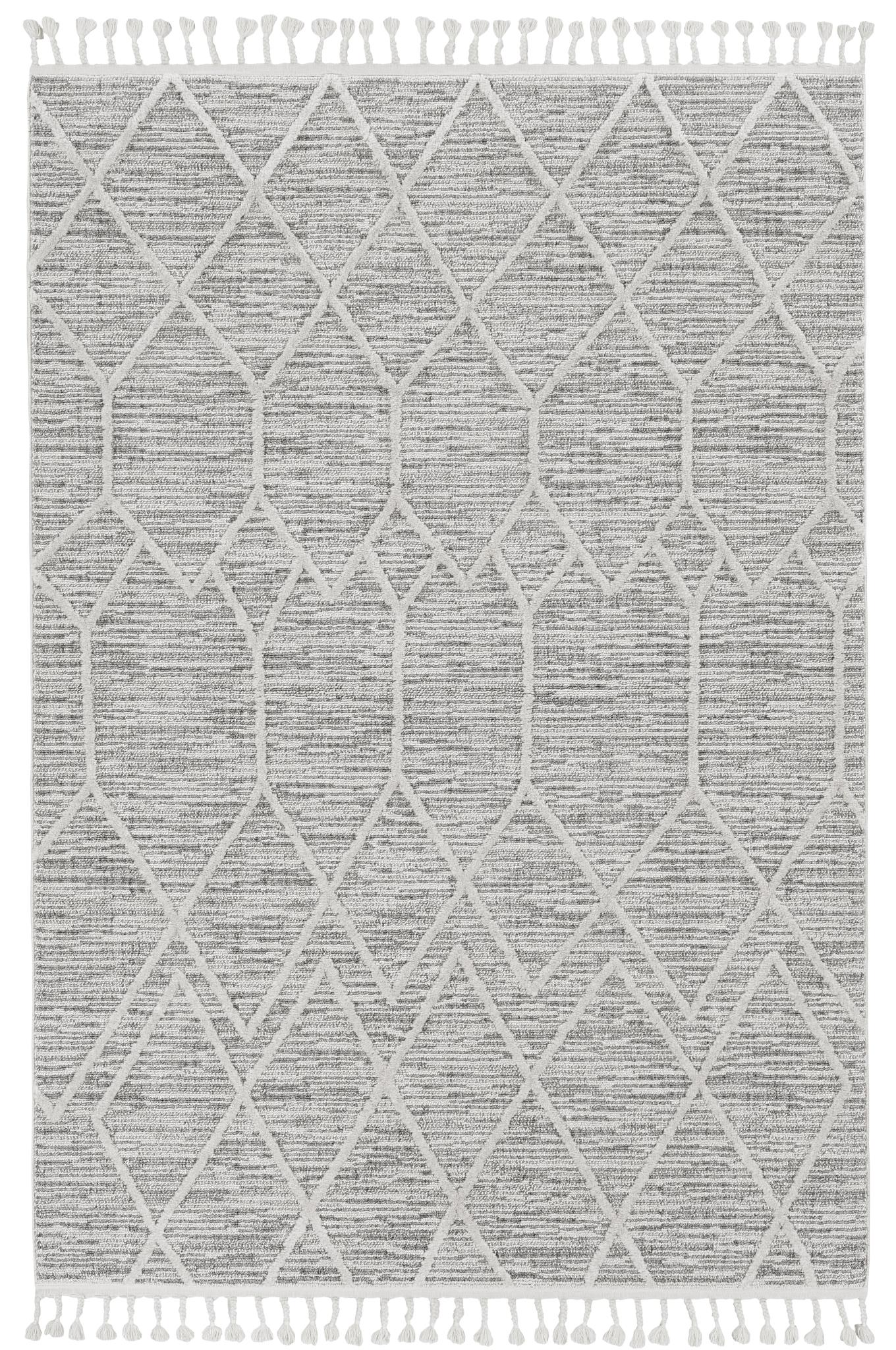 Kas Willow 1102 Ivory Grey Transitional Machine Woven Rug