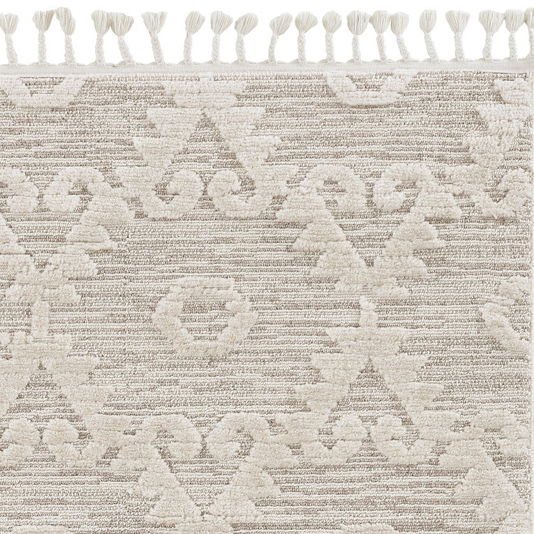 Kas Willow 1103 Ivory Beige Transitional Machine Woven Rug