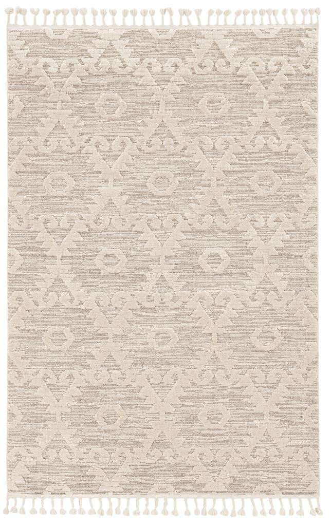 Kas Willow 1103 Ivory Beige Transitional Machine Woven Rug