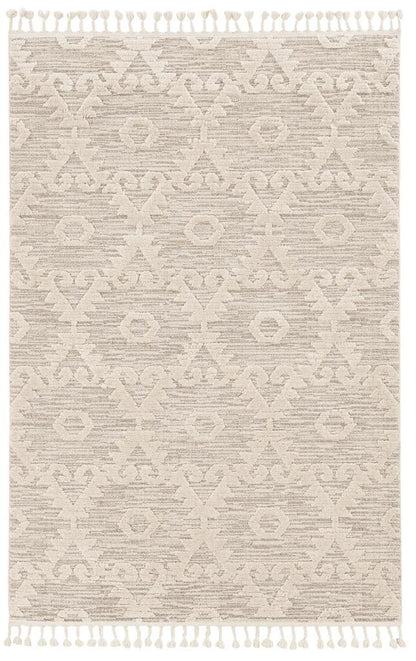 Kas Willow 1103 Ivory Beige Transitional Machine Woven Rug