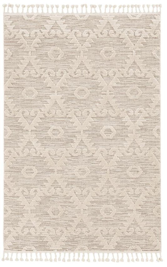 Kas Willow 1103 Ivory Beige Transitional Machine Woven Rug