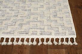 Kas Willow 1104 Ivory Grey Transitional Machine Woven Rug