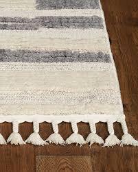 Kas Willow 1106 Ivory Grey Transitional Machine Woven Rug