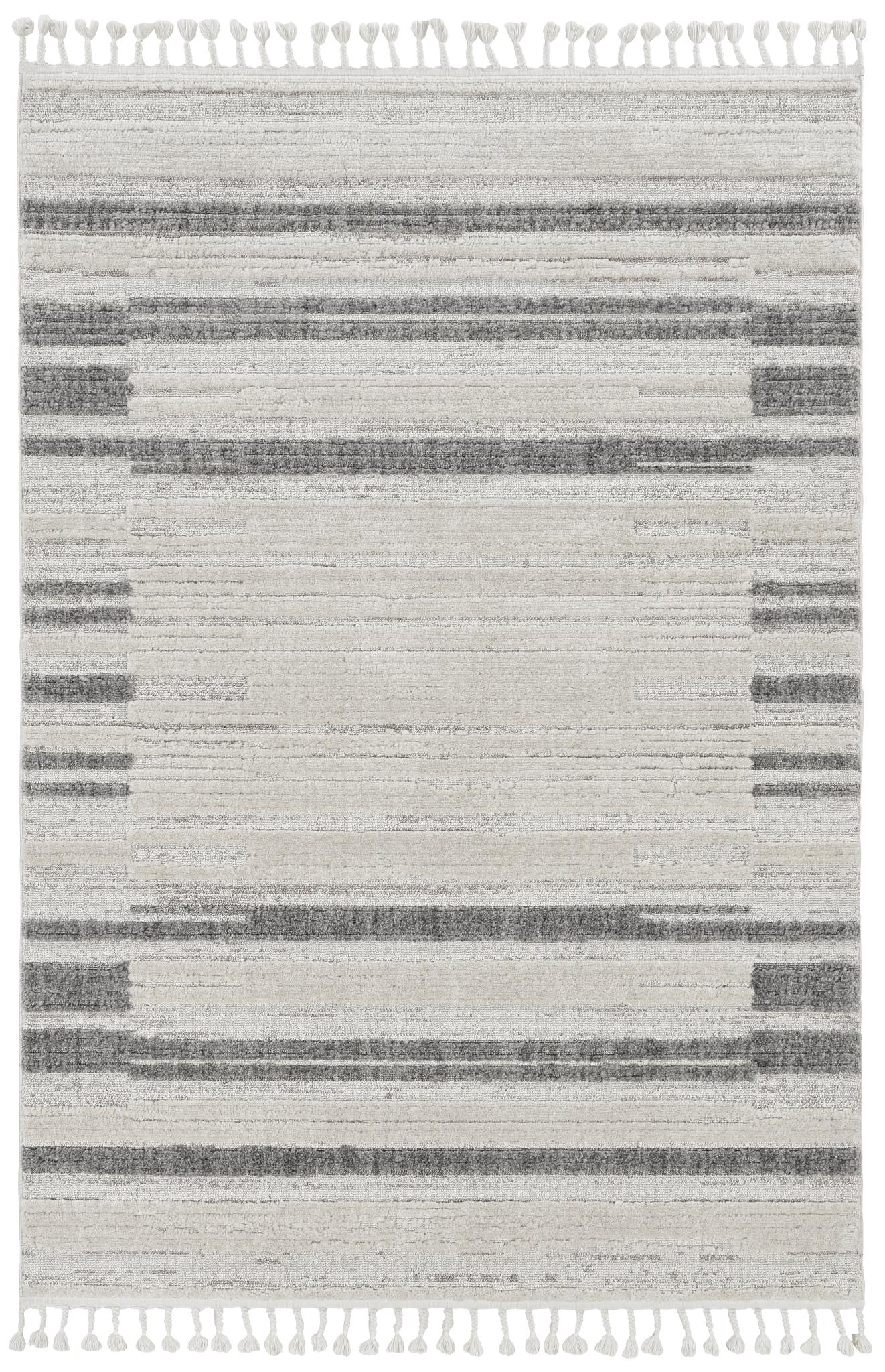 Kas Willow 1106 Ivory Grey Transitional Machine Woven Rug