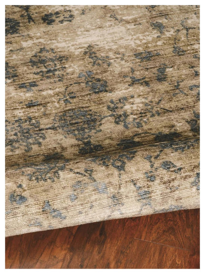 KAS Indulge 0805 Sand Blue Transitional Loom Rug - Rugs - KAS - Atlanta Designer Rugs