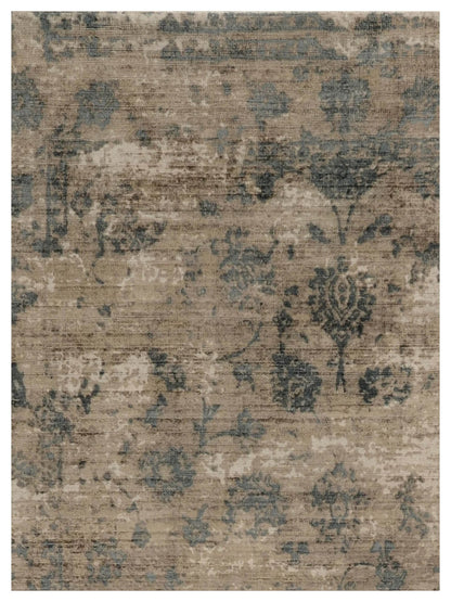 KAS Indulge 0805 Sand Blue Transitional Loom Rug - Rugs - KAS - Atlanta Designer Rugs