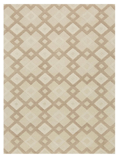 KAS Eternity 1055 Ivory Contemporary Tufted Rug - Rugs - KAS - Atlanta Designer Rugs