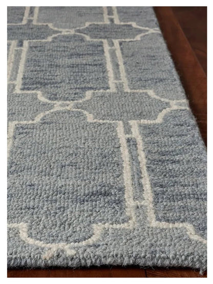 KAS Gramercy 1631 Blue Transitional Tufted Rug - Rugs - KAS - Atlanta Designer Rugs