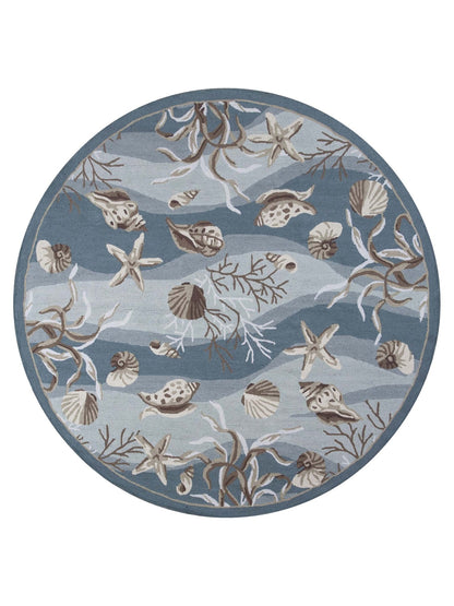 KAS Sonesta 2003 Seafoam Coastal Tufted Rug - Rugs - KAS - Atlanta Designer Rugs