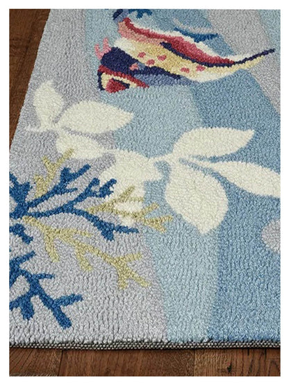 KAS Sonesta 2011 Blue Coastal Tufted Rug - Rugs - KAS - Atlanta Designer Rugs