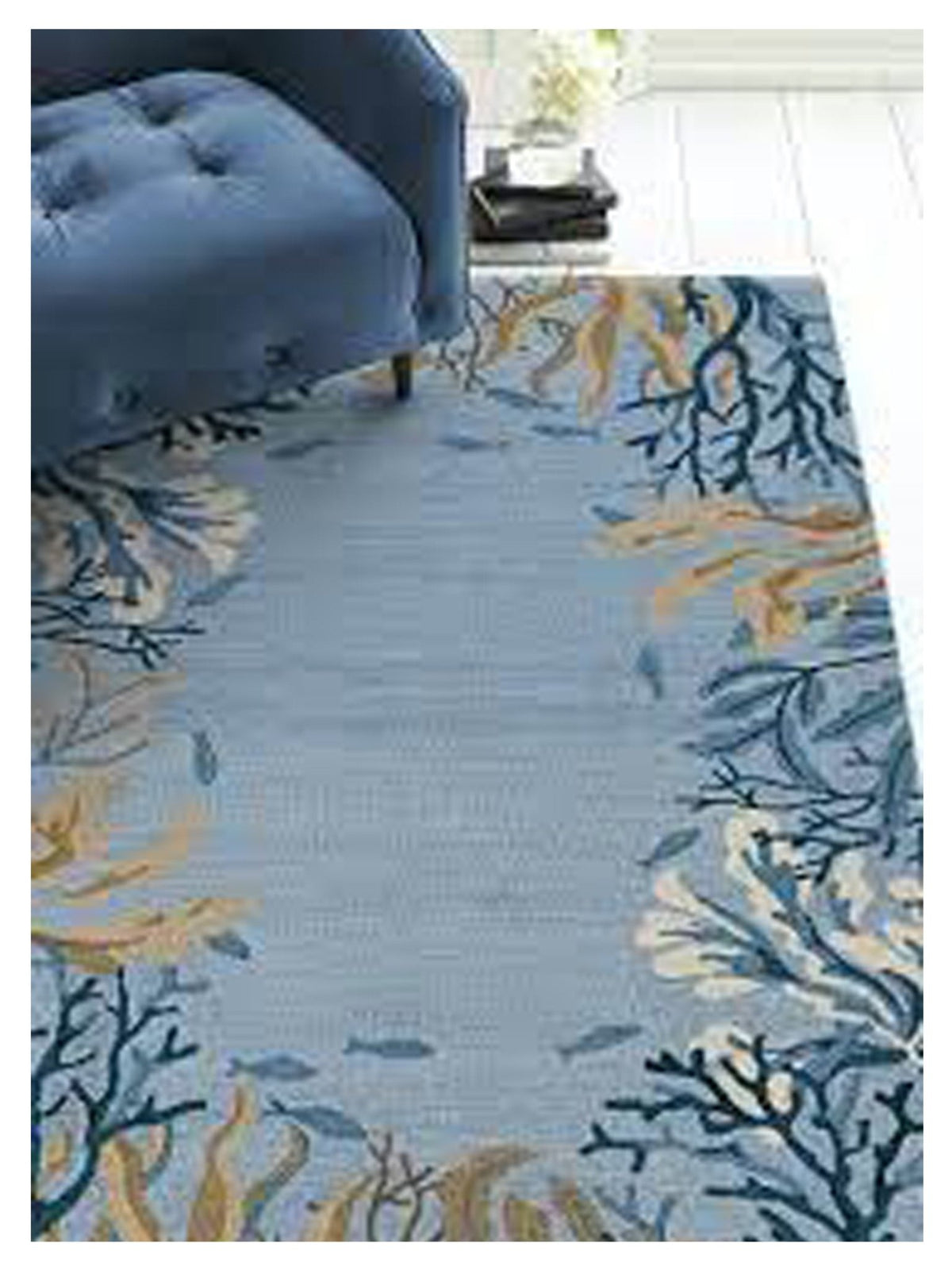 KAS Sonesta 2020 Blue Coastal Tufted Rug - Rugs - KAS - Atlanta Designer Rugs