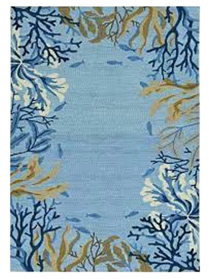 KAS Sonesta 2020 Blue Coastal Tufted Rug - Rugs - KAS - Atlanta Designer Rugs