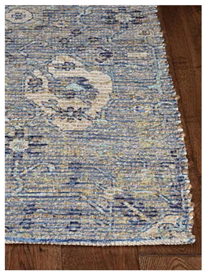 KAS MORRIS 2232 Blue Yellow Traditional Woven Rug - Rugs - KAS - Atlanta Designer Rugs