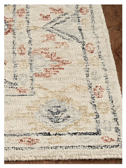 KAS Hudson 2460 Ivory Transitional Tufted Rug - Rugs - KAS - Atlanta Designer Rugs
