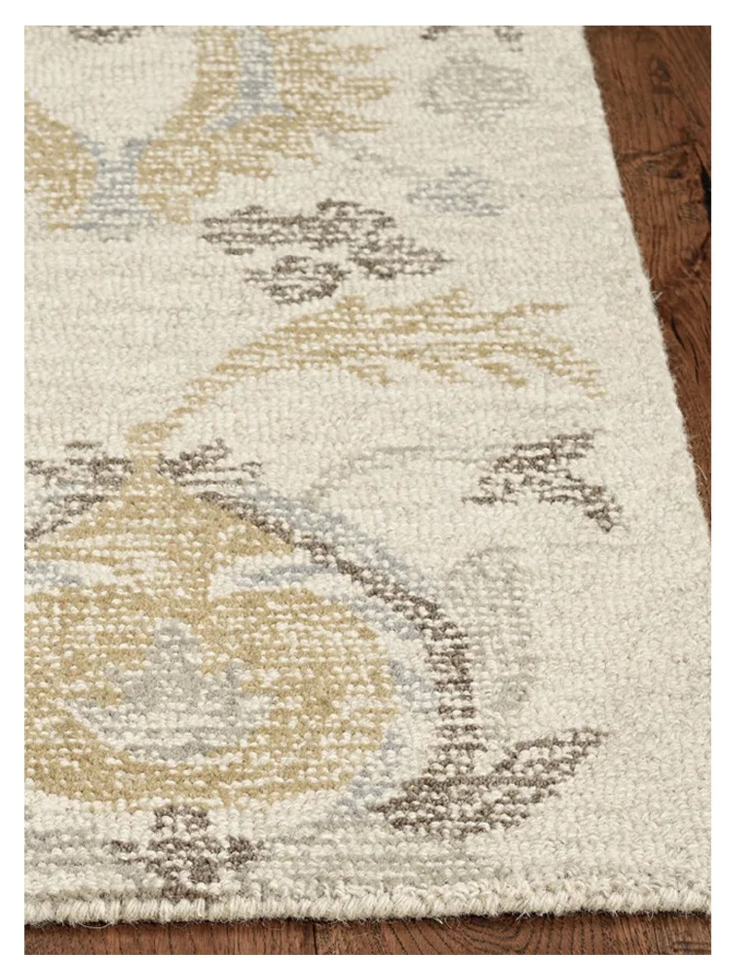 KAS Hudson 2461 Ivory Transitional Tufted Rug - Rugs - KAS - Atlanta Designer Rugs