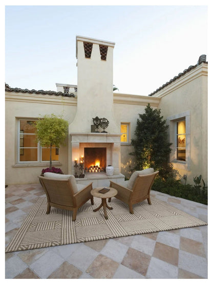 KAS Lucia 2762 Beige Indoor/Outdoor Machinemade Rug - Rugs - KAS - Atlanta Designer Rugs