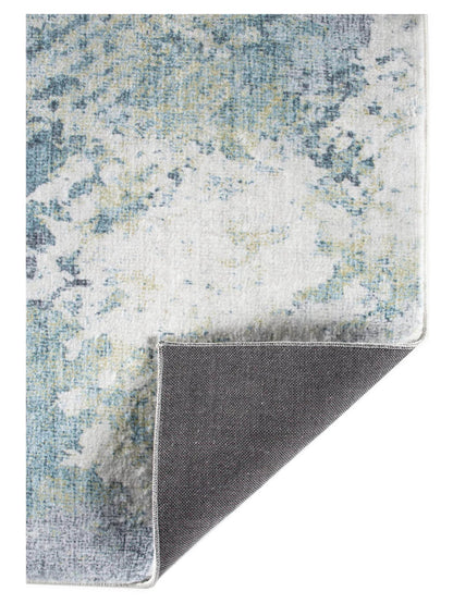 KAS Roxy 2806 Blue Yellow Transitional Machinemade Rug - Rugs - KAS - Atlanta Designer Rugs