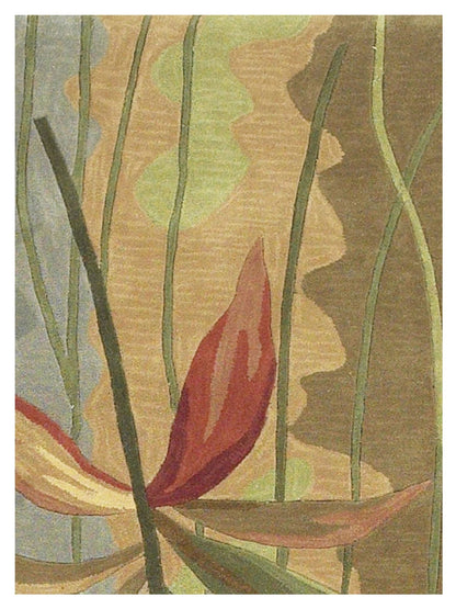 KAS Sparta 3159 Multicolor Florals & Tropicals Tufted Rug - Rugs - KAS - Atlanta Designer Rugs