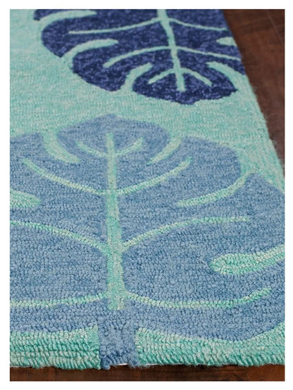 KAS Harbor 4228 Turquoise Indoor/Outdoor Knotted Rug - Rugs - KAS - Atlanta Designer Rugs