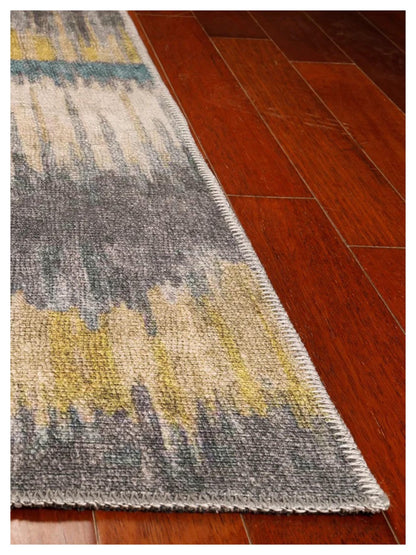 KAS London 4812 Gold Grey Transitional Machinemade Rug - Rugs - KAS - Atlanta Designer Rugs