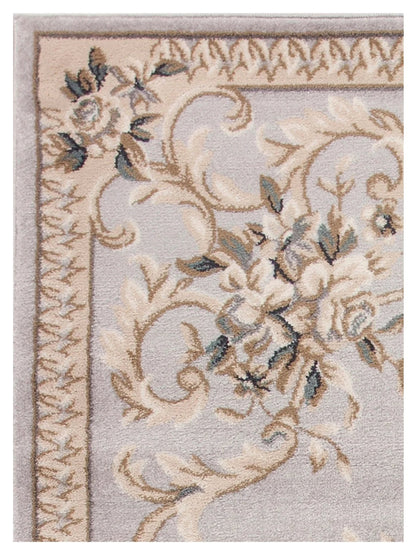 KAS AVALON 5604 Light Grey Traditional Machinemade Rug - Rugs - KAS - Atlanta Designer Rugs