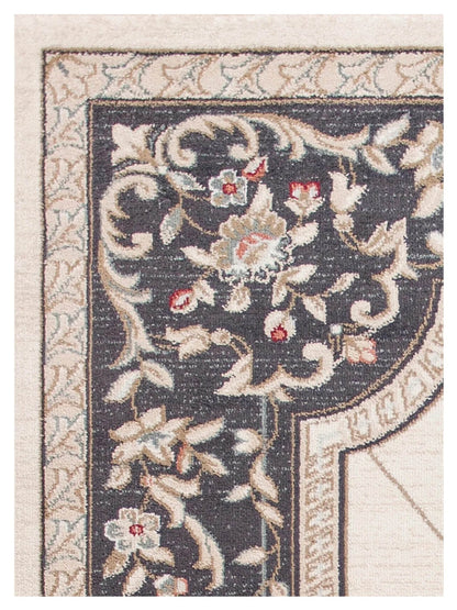 KAS AVALON 5614 Ivory Grey Traditional Machinemade Rug - Rugs - KAS - Atlanta Designer Rugs
