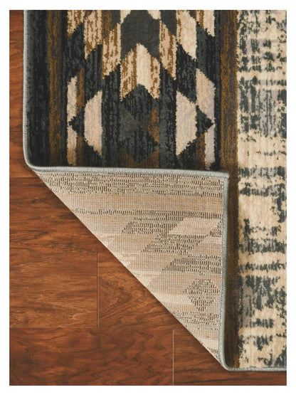 KAS Chester 5636 Slate Blue Rustic & Lodge Machinemade Rug - Rugs - KAS - Atlanta Designer Rugs