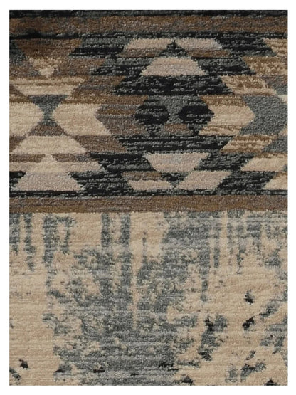 KAS Chester 5636 Slate Blue Rustic & Lodge Machinemade Rug - Rugs - KAS - Atlanta Designer Rugs