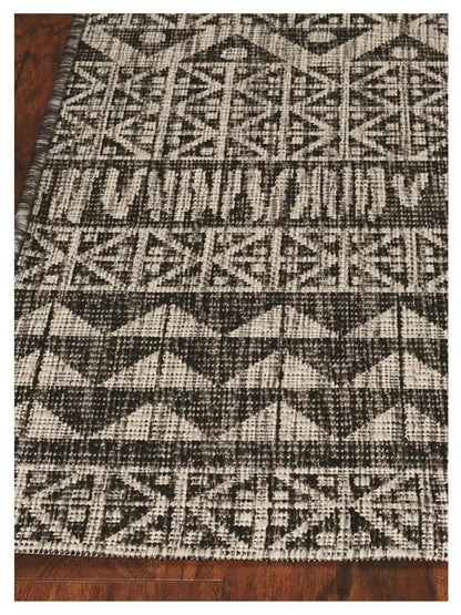 KAS Provo 5761 Charcoal Indoor/Outdoor Machinemade Rug - Rugs - KAS - Atlanta Designer Rugs