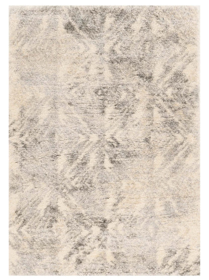 KAS MERINO 6703 Ivory Grey Casual Machinemade Rug - Rugs - KAS - Atlanta Designer Rugs