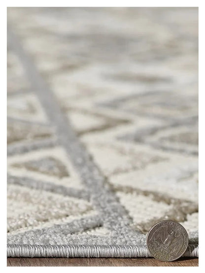 KAS Calla 6925 Grey Indoor/Outdoor Machinemade Rug - Rugs - KAS - Atlanta Designer Rugs