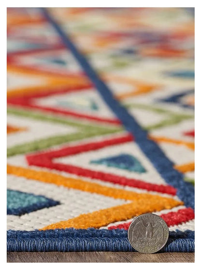 KAS Calla 6928 Ivory Multi Indoor/Outdoor Machinemade Rug - Rugs - KAS - Atlanta Designer Rugs