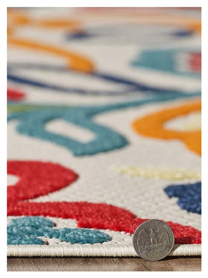 KAS Calla 6929 Ivory Multi Indoor/Outdoor Machinemade Rug - Rugs - KAS - Atlanta Designer Rugs