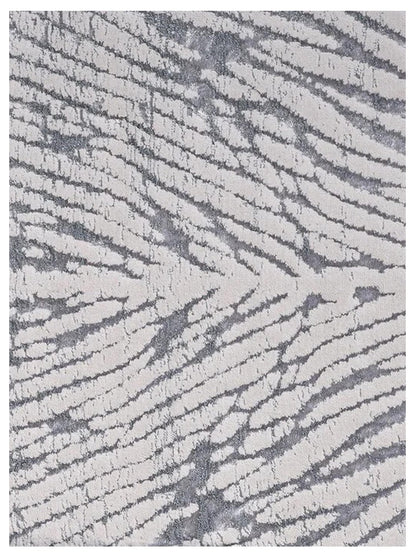 KAS LUNA 7140 Silver Blue Transitional Machinemade Rug - Rugs - KAS - Atlanta Designer Rugs