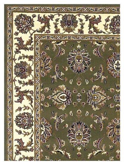 KAS Cambridge 7314 Green Ivory Traditional Machinemade Rug - Rugs - KAS - Atlanta Designer Rugs