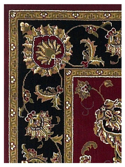 KAS Cambridge 7342 Red Black Traditional Machinemade Rug - Rugs - KAS - Atlanta Designer Rugs