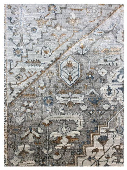 KAS INSPIRE 7501 Grey Transitional Machinemade Rug - Rugs - KAS - Atlanta Designer Rugs