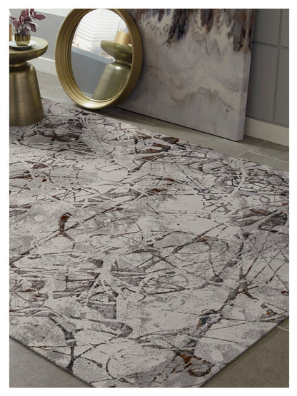 KAS INSPIRE 7502 Ivory Grey Transitional Machinemade Rug - Rugs - KAS - Atlanta Designer Rugs